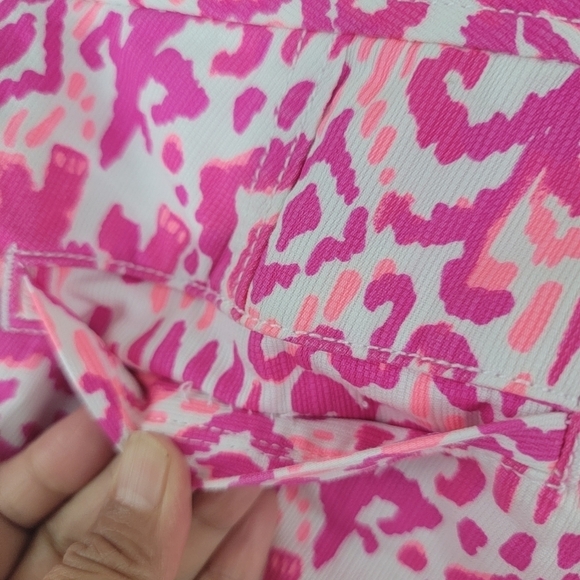 Lilly Pulitzer The Liana Short Magenta Tons Of Fun Barbiecore Sz 2 - Picture 8 of 12